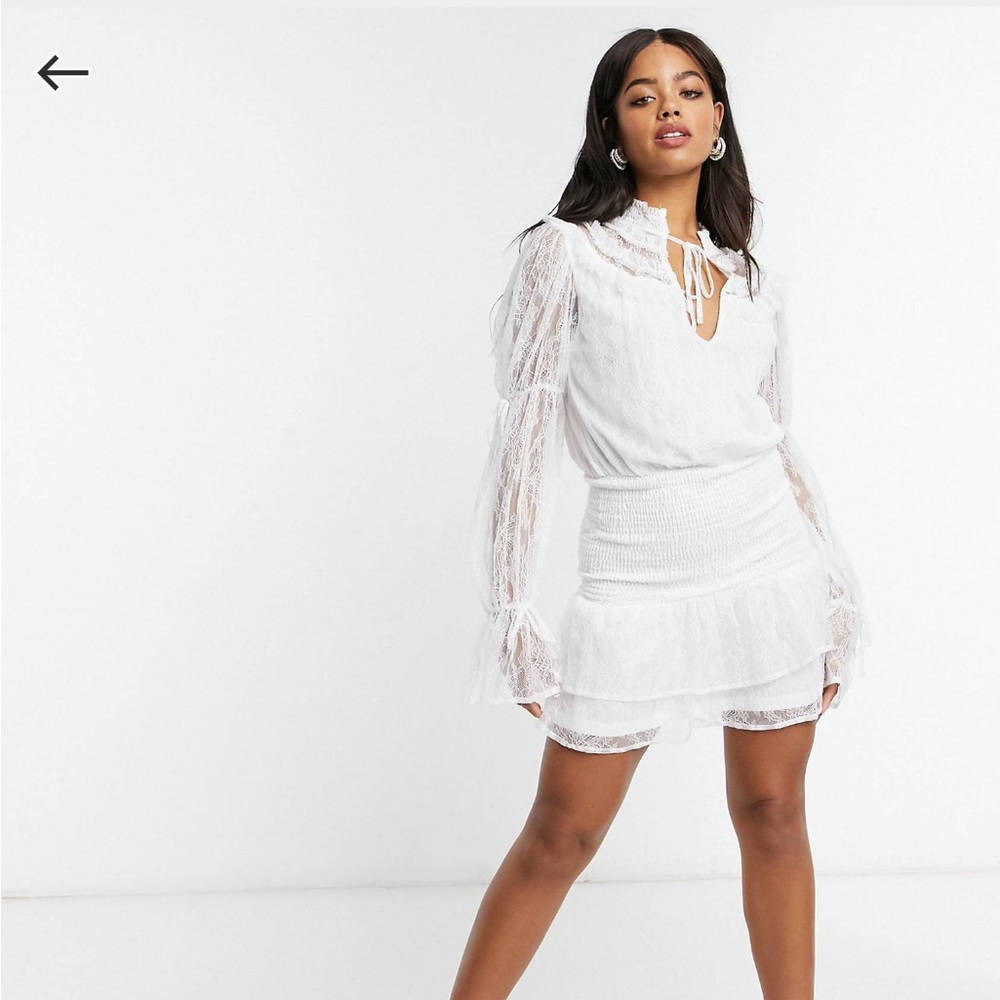 Asos lace dress with plenty of stretch